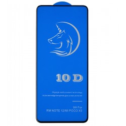 Захисне склодля Xiaomi Redmi Note 12 4G, Titanium, 3D, чорне Захисне склодля Xiaomi Redmi Note 12 4G, Titanium, 3D, чорне