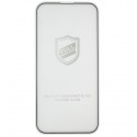 Защитное стекло для iPhone 14 Pro Max, iPhone 15 Plus, Tiger Glass, Full Glue, черное