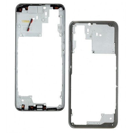 Середня частина корпусу для Xiaomi Redmi Note 10, Redmi Note 10s, белая