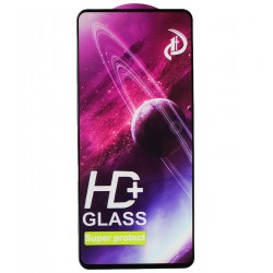 Закалене захисне скло для Huawei Honor 10X Lite, P Smart (2021), Y7a, сумісне з чохлами, Full Glue, чорний, клей по всій поверхні, PPA-LX2