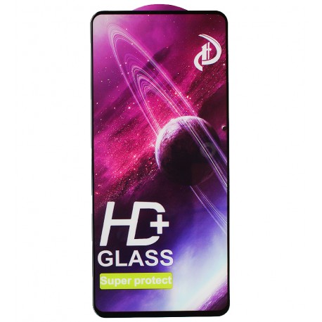 Закаленное защитное стекло для Huawei Honor 10X Lite, P Smart (2021), Y7a, совместимое с чехлами, Full Glue, черный, клей по всей поверхности, PPA-LX2