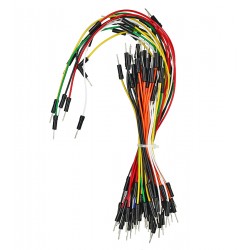 Перемички BBJ-65 для контактних макетних плат, 65 шт, багатожильні, м'які Перемички BBJ-65 для контактних макетних плат, 65 шт, багатожильні, м'які