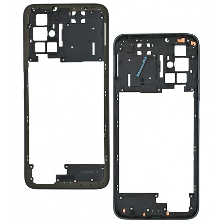 Средняя часть корпуса для Xiaomi Redmi 10, чёрная