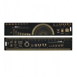 Багатофункціональна лінійка радіоаматора PCB Ruler, L = 200 мм Багатофункціональна лінійка радіоаматора PCB Ruler, L = 200 мм