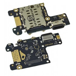 Шлейф для Xiaomi Mi 9T, Mi 9T Pro, Redmi K20, Redmi K20 Pro, микрофона, коннектора зарядки, c SIM-коннектором, Original (PRC), M1903F10G, M1903F11G, M1903F10I, M1903F11I