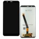 Дисплей для Huawei Enjoy 7s, P Smart, чорний, без рамки, оригінал (переклеєне скло), FIG-L31/FIG-LX1