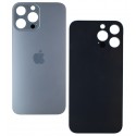 Задняя панель корпуса для Apple iPhone 13 Pro Max, голубой, Sierra Blue, small hole