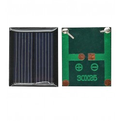 Сонячна батарея розмір 30 мм * 25 мм, 1V 85 mA 0.1W, моно