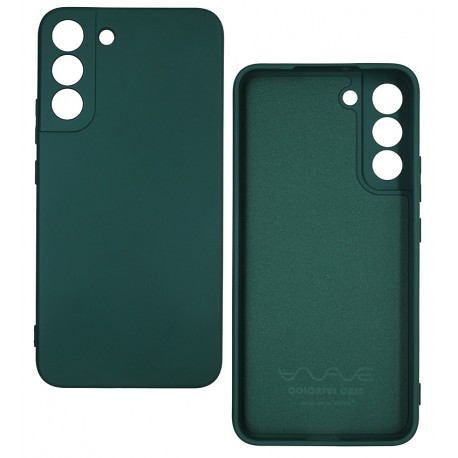Чохол для Samsung S906 Galaxy S22 Plus, Silicone cover, силікон софттач, forest green
