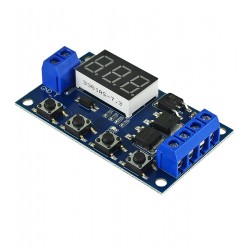 Програмований циклічний таймер за допомогою MOSFET транзисторів 0,1 сек-999 хвилин