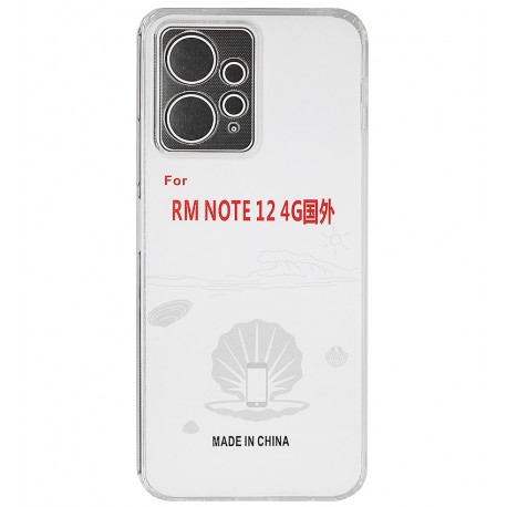Чехол для Xiaomi Redmi Note 12 4G, KST, силикон, прозрачный