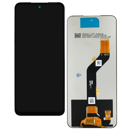 Дисплей Infinix Hot 30 Play (X6835B), чорний, із сенсорним екраном (дисплейний модуль)
