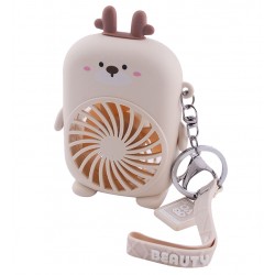 Портативний вентилятор Animals 500 mAh (beige)