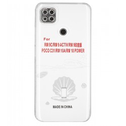 Чехол для Xiaomi Redmi 9C, KST, силикон, прозрачный Чехол для Xiaomi Redmi 9C, KST, силикон, прозрачный