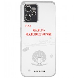 Чехол для Realme C35, KST, силиконовый, прозрачный Чехол для Realme C35, KST, силиконовый, прозрачный