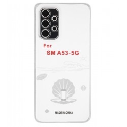 Чехол для Samsung A536E Galaxy A53, KST, силикон, прозрачный Чехол для Samsung A536E Galaxy A53, KST, силикон, прозрачный