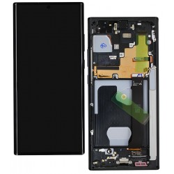 Дисплей для Samsung N985F Galaxy Note 20 Ultra, чорний, з тачскріном, з рамкою, оригінал (PRC), original glass Дисплей для Samsung N985F Galaxy Note 20 Ultra, чорний, з тачскріном, з рамкою, оригінал (PRC), original glass