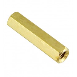 Стійка шестигранна 19мм висота, М3 гайка-гайка