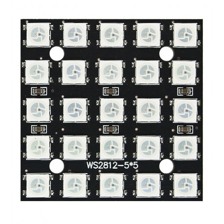 Модуль Светодиодный WS2812B 5050 RGB матрица 5x5