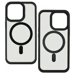 Чехол для Apple iPhone 13 Pro, WAVE Ardor с кольцом MagSafe, силикон, черный Чехол для Apple iPhone 13 Pro, WAVE Ardor с кольцом MagSafe, силикон, черный