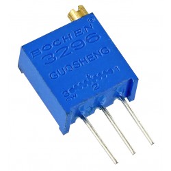 Резистор подстроечный многооборотный 100 Ohm 3296W Резистор подстроечный многооборотный 100 Ohm 3296W