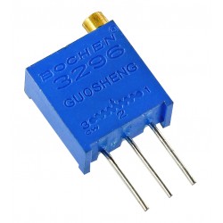 Резистор подстроечный многооборотный 200 Ohm 3296W Резистор подстроечный многооборотный 200 Ohm 3296W