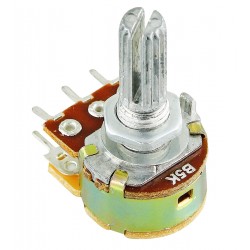 Резистор переменный 5 kOhm, 6pin, 20мм,с выключателем, WH148 1A-1-18T-B502-L15 (R16100NS-B5K) Резистор переменный 5 kOhm, 6pin, 20мм,с выключателем, WH148 1A-1-18T-B502-L15 (R16100NS-B5K)