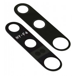 Скло камери для Xiaomi Mi Note 10, Mi Note 10 Pro, чорне, без рамки, M1910F4G