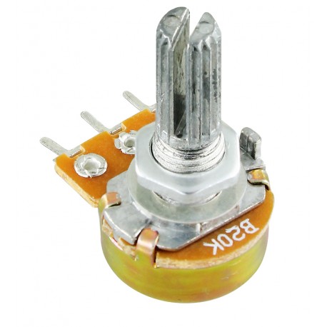 Резистор переменный 20 kOhm, 3 pin, 20мм, R16110N-B20K