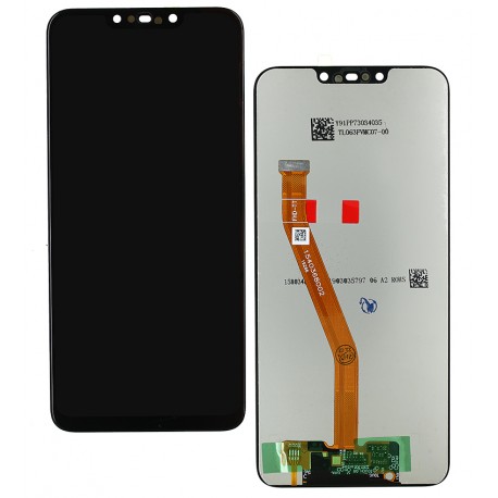 Дисплей для Huawei Nova 3i, P Smart Plus, черный, без рамки, оригинал (переклеено стекло)
