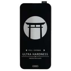 Захисне скло для iPhone 13 / iPhone 13 Pro / iPhone 14, Japan HD++, чорне Захисне скло для iPhone 13 / iPhone 13 Pro / iPhone 14, Japan HD++, чорне