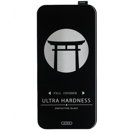 Захисне скло для iPhone 12 / iPhone 12 Pro, Japan HD++, чорне