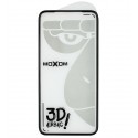Захисне скло для iPhone X/iPhone Xs/iPhone 11 Pro, MOXOM AF AirBag, з силіконовою рамкою, чорне