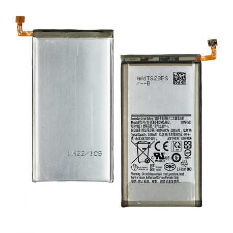Аккумулятор DC EB-BG973ABU для Samsung G973 Galaxy S10, Li-ion, 3,85 B, 3400 мАч