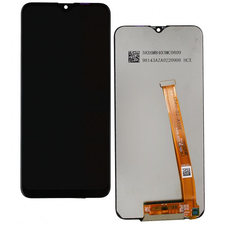 Дисплей для Samsung A202 Galaxy A20e, A202F/DS Galaxy A20e, чорний, без рамки, оригінал (переклеєне скло)