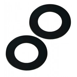 Стекло камеры для Apple iPhone 14, черное, без рамки, комплект 2 шт.