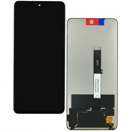 Дисплей для Xiaomi Redmi Note 9 Pro 5G, чорний, без рамки, оригінал (PRC), M2007J17C