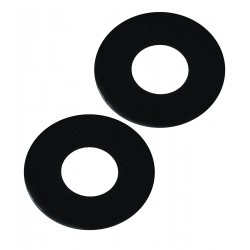 Скло камери для Xiaomi Redmi Note 12, чорне, комплект 2 шт.