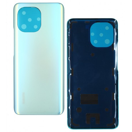 Задняя панель корпуса для Xiaomi Mi 11, голубой, M2011K2C, M2011K2G, Horizon Blue
