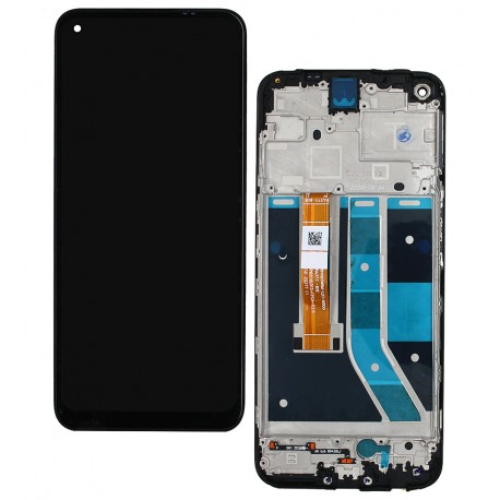 Дисплей для OnePlus Nord N100, черный, с рамкой, High Copy