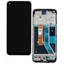 Дисплей для OnePlus Nord N100, черный, с рамкой, High quality