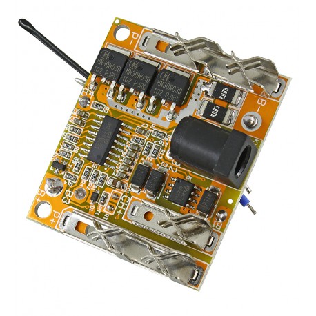 BMS Контроллер заряда-разряда 5-х Li-Ion 18650, 21V 18A рабочий ток / 80A пусковой, для электроинструмента KXYC-5S-CMMT4540V
