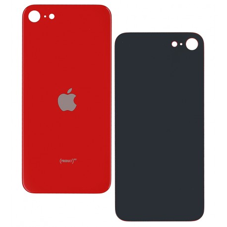 Задняя панель корпуса iPhone SE 2020, красный, со снятием рамки камеры, small hole