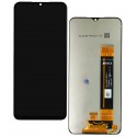 Дисплей для Samsung A235F Galaxy A23 (2020), черный, без рамки, High quality