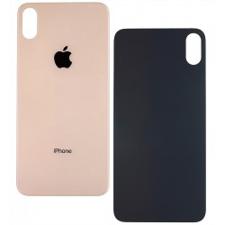 Задняя панель корпуса iPhone XS Max, золотистый, без снятия рамки камеры, big hole Задняя панель корпуса iPhone XS Max, золотистый, без снятия рамки камеры, big hole