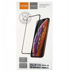 Защитное стекло для iPhone 7, iPhone 8, SE (2020), 0,26 мм 9H, Tiger Glass, 3D, белое Защитное стекло для iPhone 7, iPhone 8, SE (2020), 0,26 мм 9H, Tiger Glass, 3D, белое