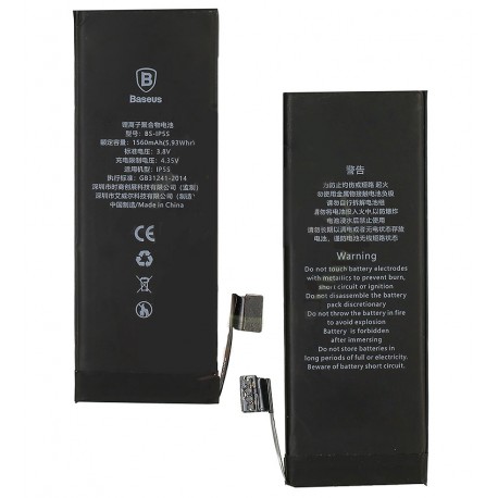 Акумулятор Baseus для iPhone 5S, Li-Polymer, 3,7 В, 1560 мАч