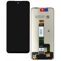 Дисплей для Xiaomi Redmi 12, черный, с тачскрином, High quality