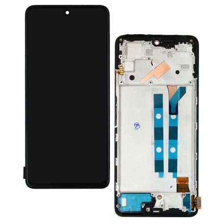 Дисплей для Xiaomi Redmi Note 11 Pro, чорний, з рамкою, High Copy, (OLED)