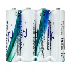 Батарейка Titanium R06 сольова (Zinc-Carbon), AA, 4 шт. Батарейка Titanium R06 сольова (Zinc-Carbon), AA, 4 шт.